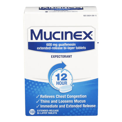 MUCINEX EXT RELEASE, TAB (100/BT)