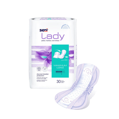 PAD, SENI LADY MAXIMUM LONG (30/PK 6PK/CS)