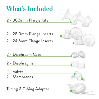 KIT, REPLCMNT PARTS F/BREAST PUMP (12/CS)