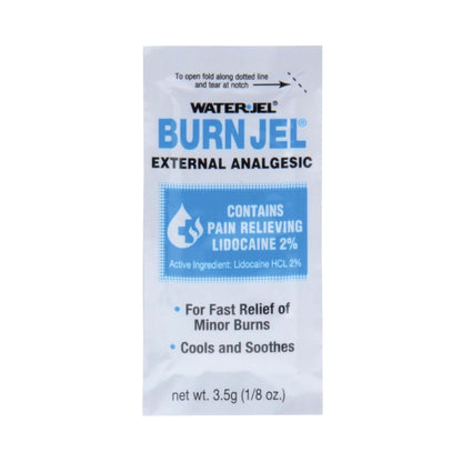 GEL, BURN WATERJEL 1/8 OZ PKT (25/BX 24BX/CS)
