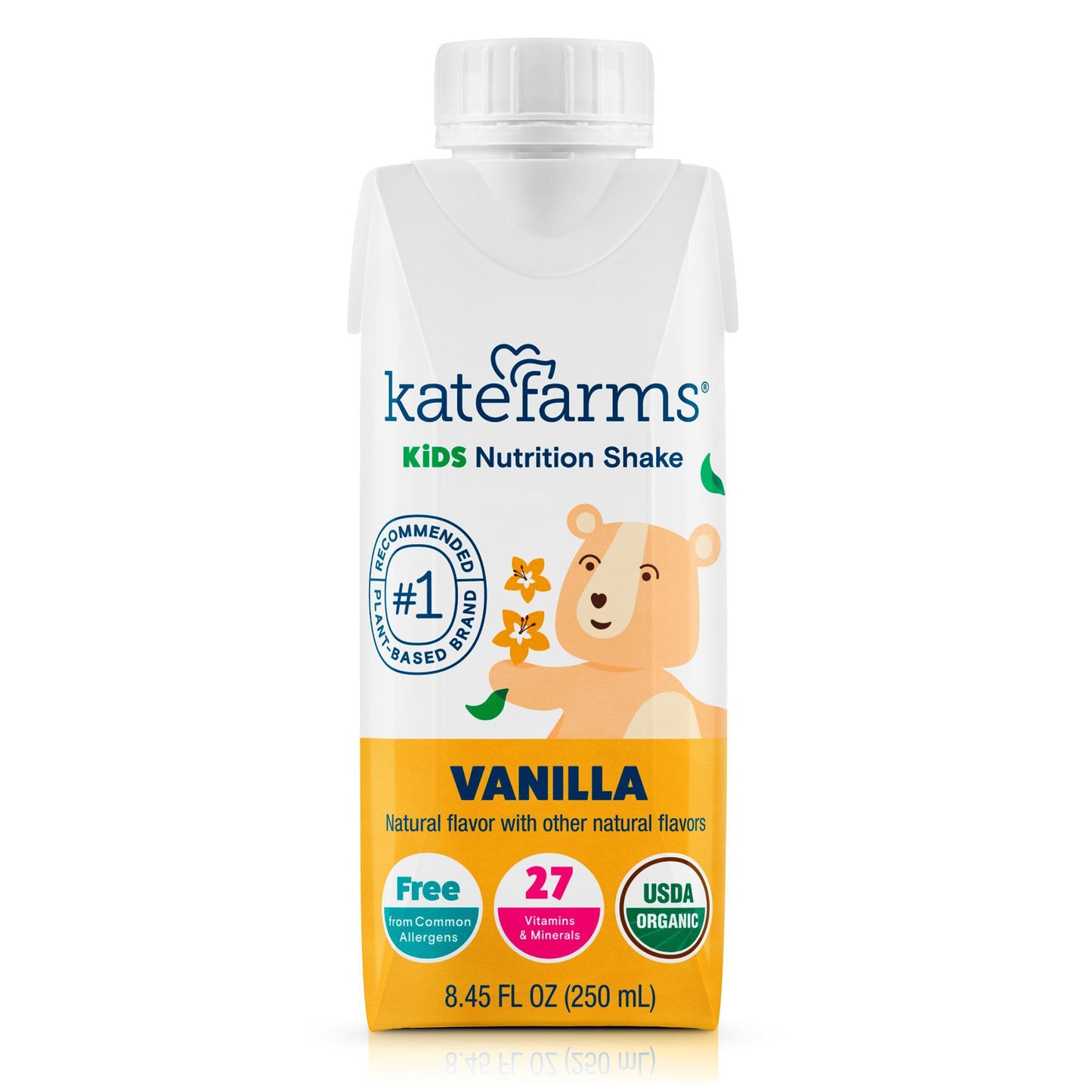 SUPPLEMENT, SHAKE KATE FARMS KIDS VAN 250ML (12/CS)