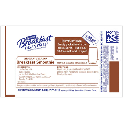 CARNATION BREAKFAST ESSENTIAL,PDR CHOC (10/BX 6BX/CS)