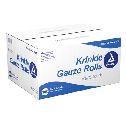 BANDAGE, GAUZE CRINKLE STR 4.5"X4.1YD (1/PK 100PK/CS)