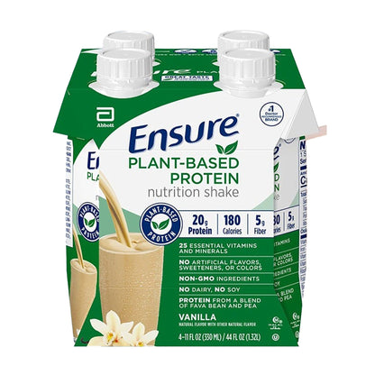 ENSURE, PLANT PROTEIN VANILLA 11OZ (4/PK 3PK/CS)