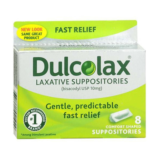 DULCOLAX, SUPP 10MG (8/BX)