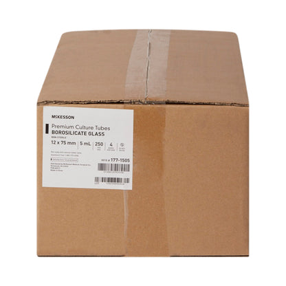 TUBE, TEST GLASS DISP 12X75 5ML (250/BX 4BX/CS)
