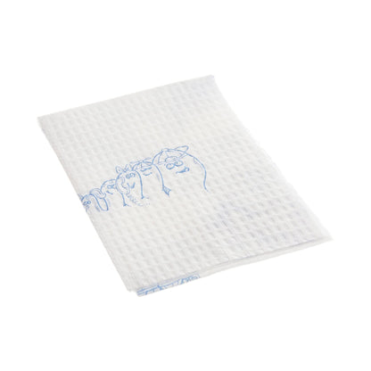 TOWEL, 2PLY/POLY TIDI TOES PRNT 13X18 (500/CS)