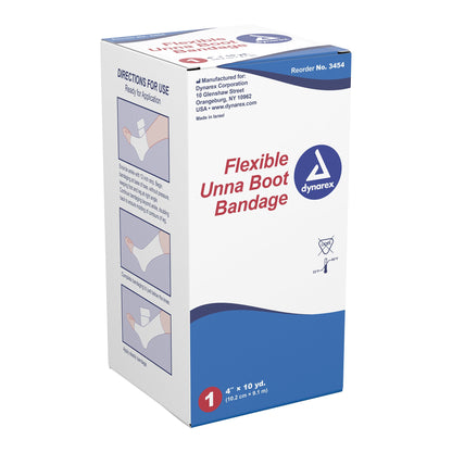 DRESSING, UNNA BOOT BANDAGE 4"X10' (12/CS)