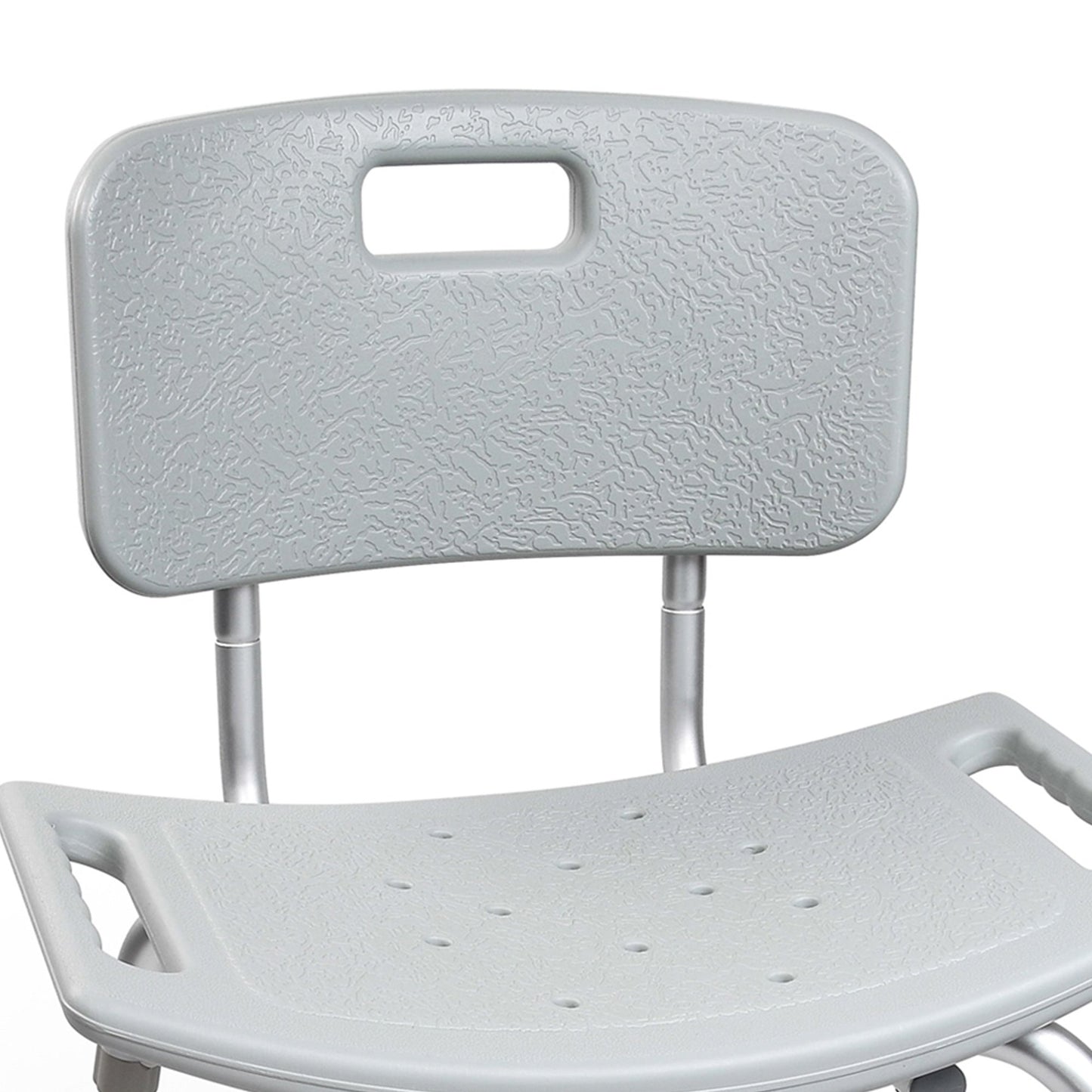 BENCH, BATH W/BCK ADJ ALUM FRAME 300LBS (4/CS)