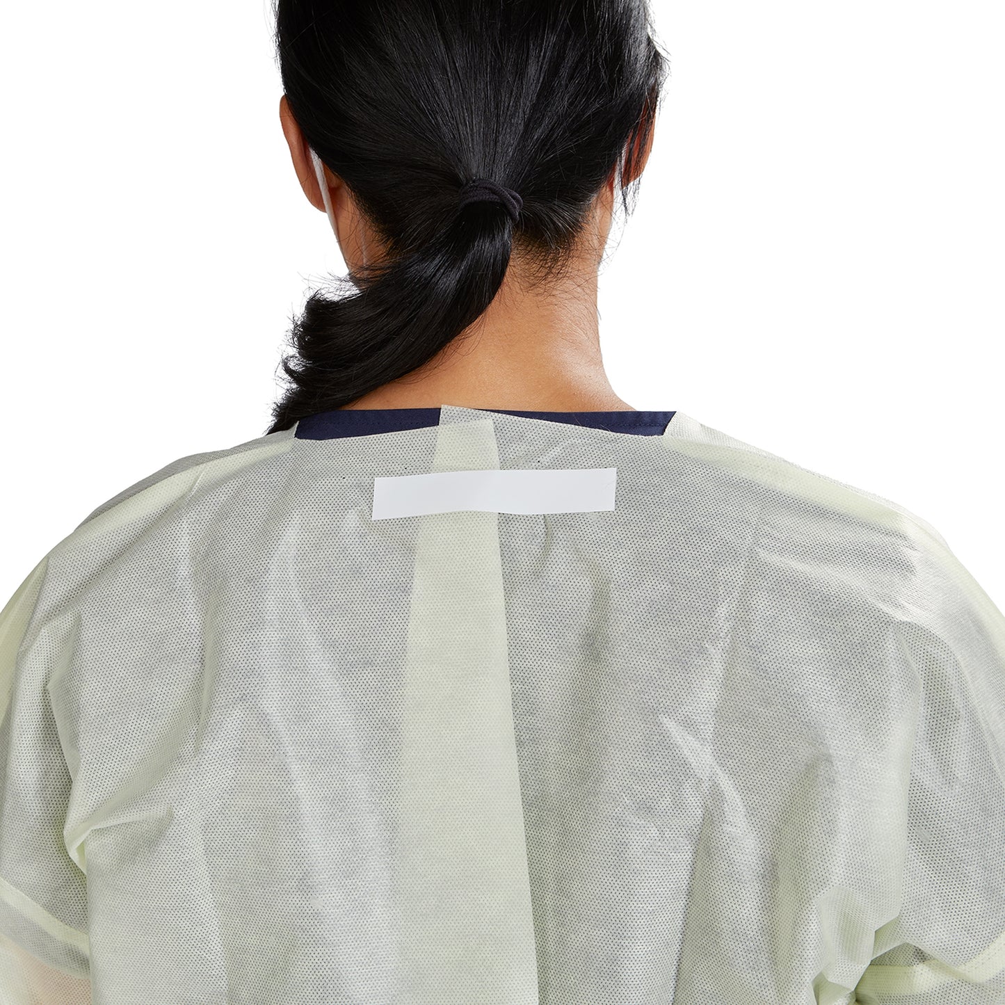 GOWN, ISO AAMI LVL2 TAPE TAB NECK/WAIST TIE YLW OSFM (10/BG)