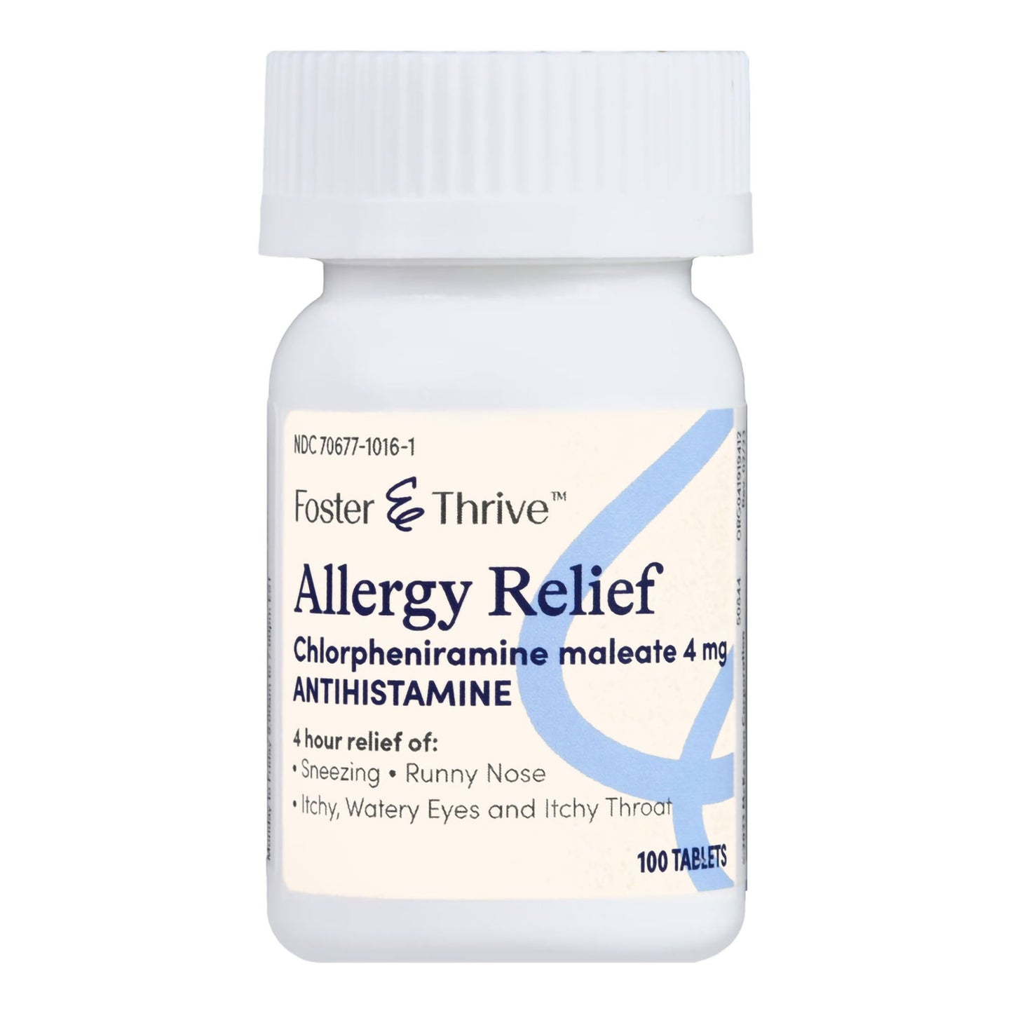 ALLERGY, TAB FT SM 4HOUR 4MG (100/BT)