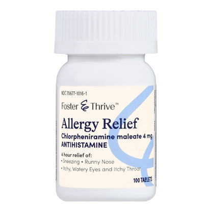 ALLERGY, TAB FT SM 4HOUR 4MG (100/BT)