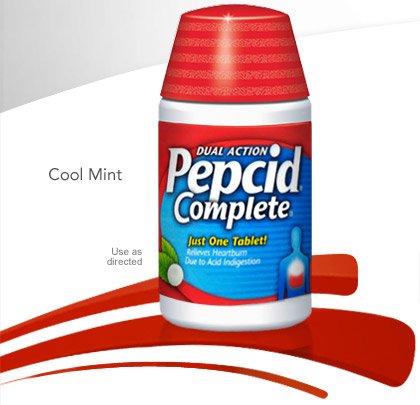 PEPCID COMPLETE, TAB CHEW MINT(25/BX 36BX/CS) J&JOTC