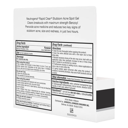NEUTROGENA, GEL ACNE SPOT TRTMT RAPID CLR 1OZ