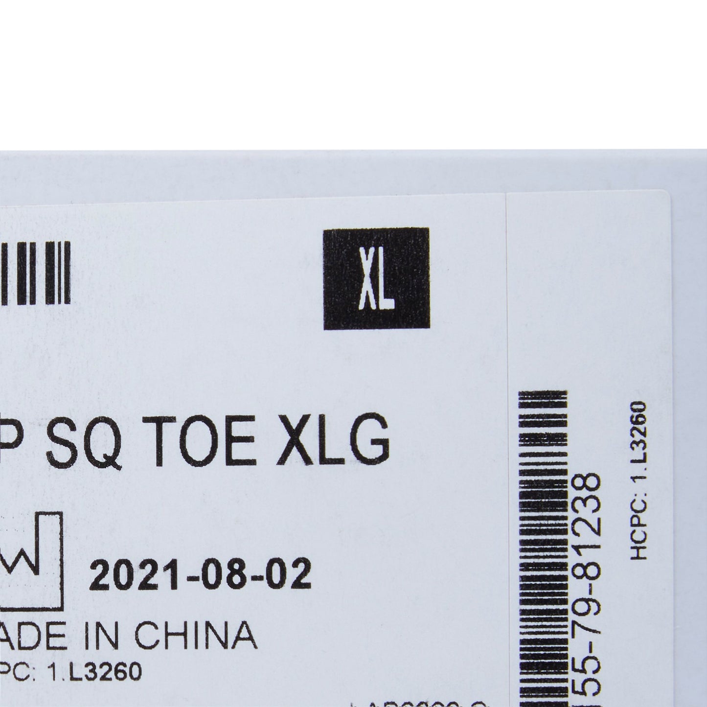 SHOE, POST-OP SQ TOE XLG
