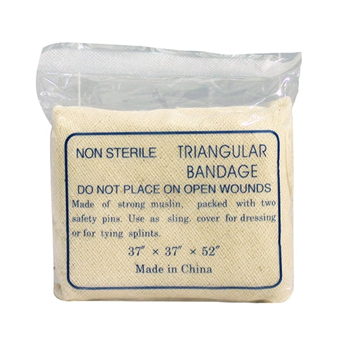BANDAGE, TRIANG W/PIN 37X37X52(1/PK 12PK/BG 20BG/CS)