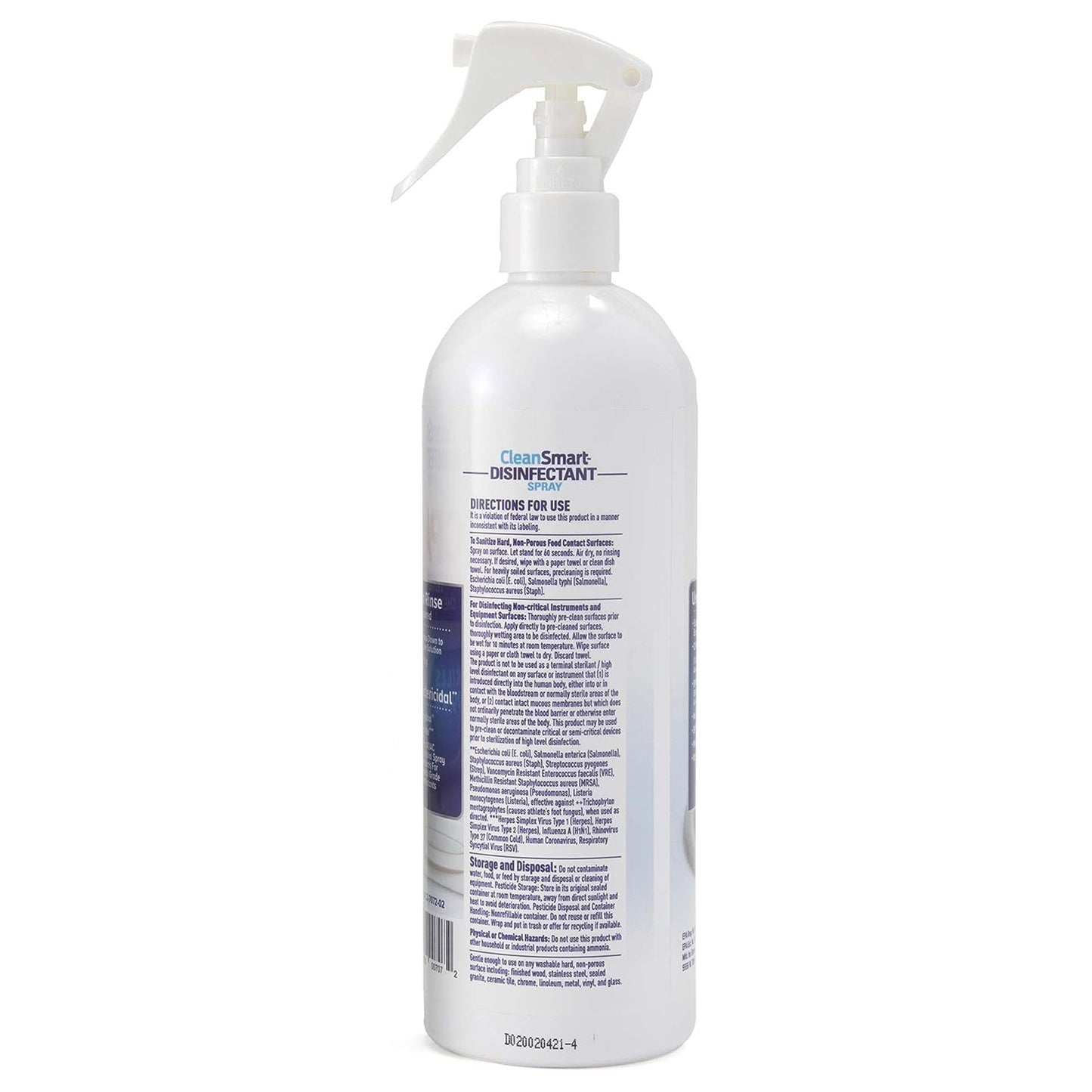 DISINFECTANT, SPRAY SIMPLE SCIENCE CLEANSMART 16 OZ (6/CS)