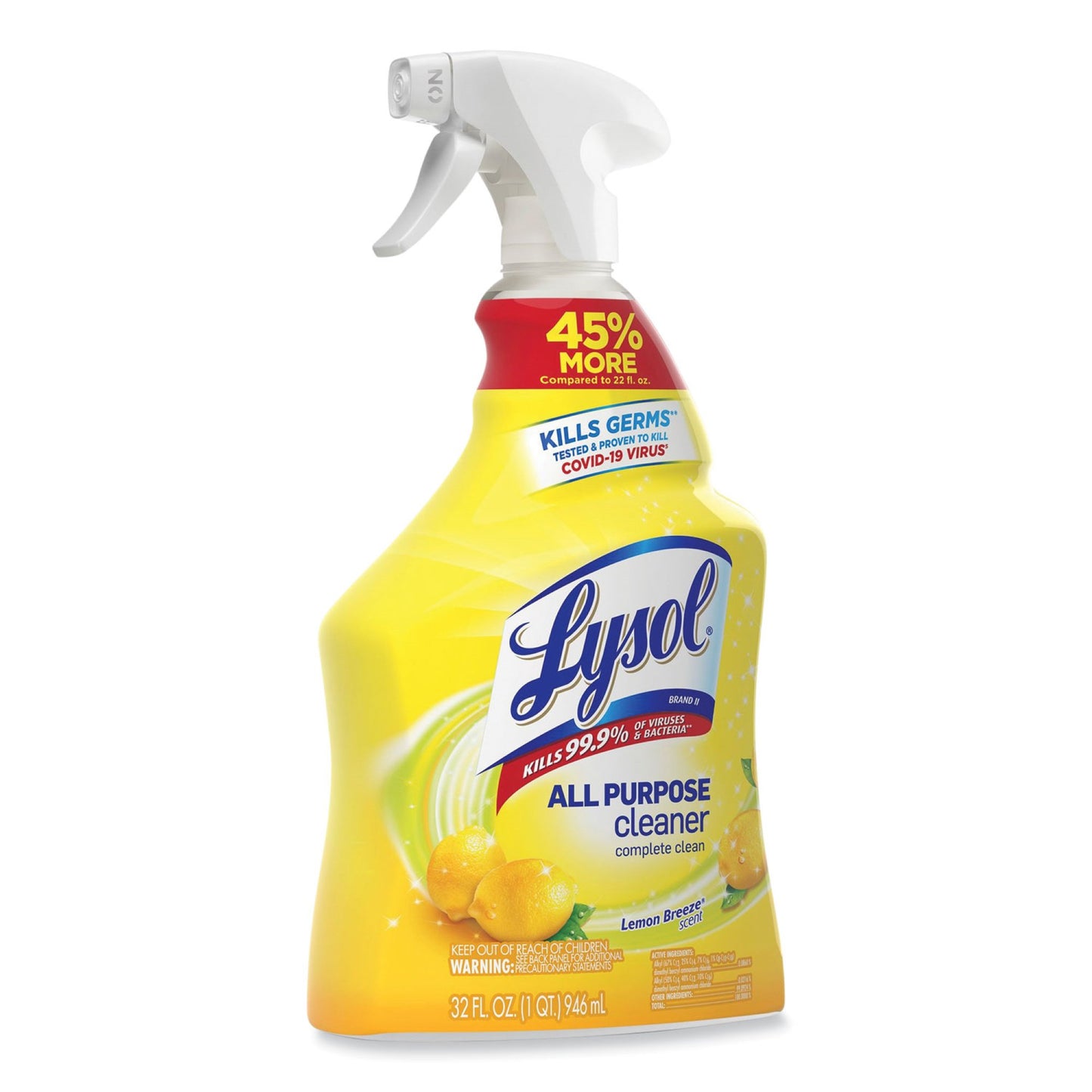 LYSOL, ALL PURP CLEANER 32OZ CLELEMON BREEZE (12/CS)