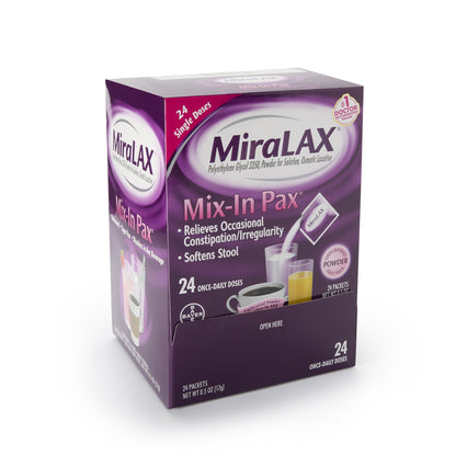 MIRALAX SACHET, PWD 17GM (24/BX) 9SCHRN