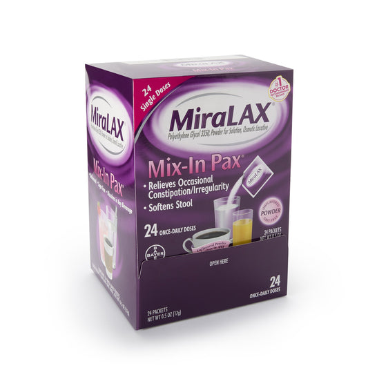 MIRALAX SACHET, PWD 17GM (24/BX) 9SCHRN
