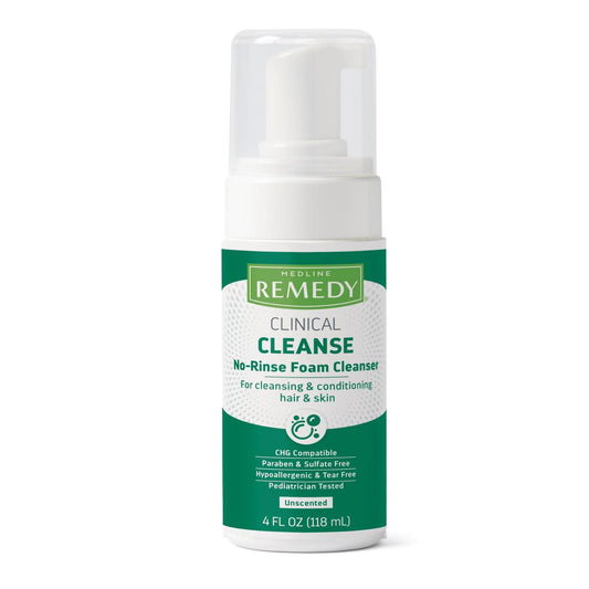 CLEANSER, SKIN REMEDY FOAM NO RINSE 4OZ (24/CS)