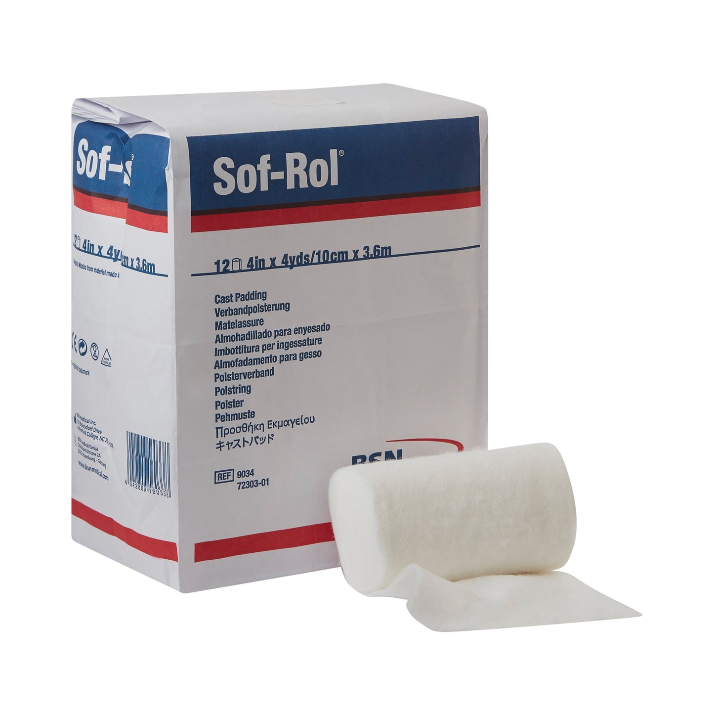 PADDING, CAST SOFROL 4"X4YDS (12/BG)