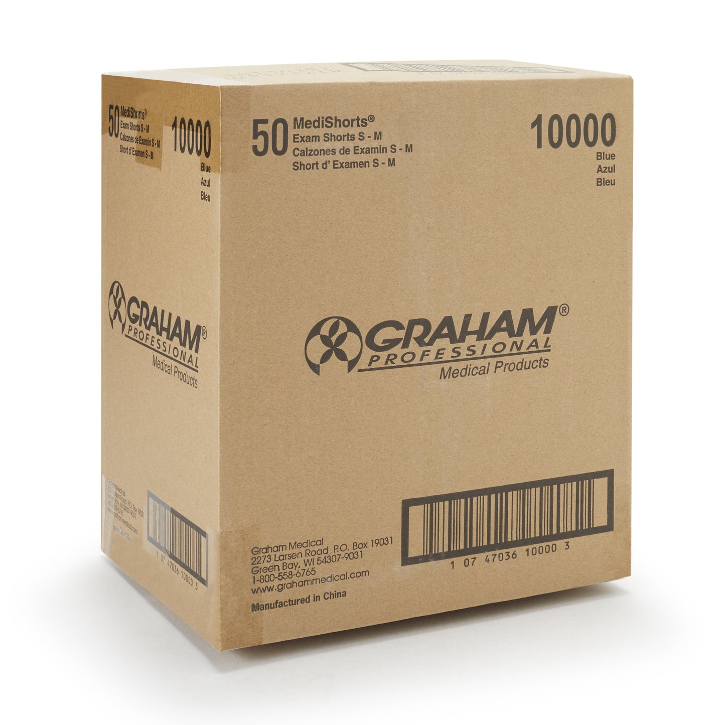 SHORT, EXAM DISP SM/MED 18"-44" (50/CS)