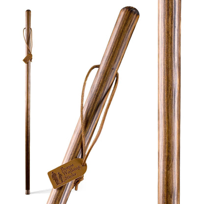 STICK, WALKING WOOD PINE BRAZOS FREE FORM BRN 55"