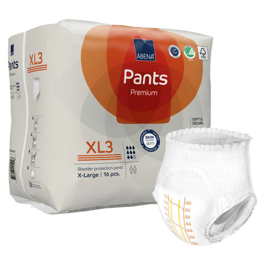 UNDERWEAR, INCONT ABENA PROT PREM XL3 XLG (16/PK 6PK/CS)