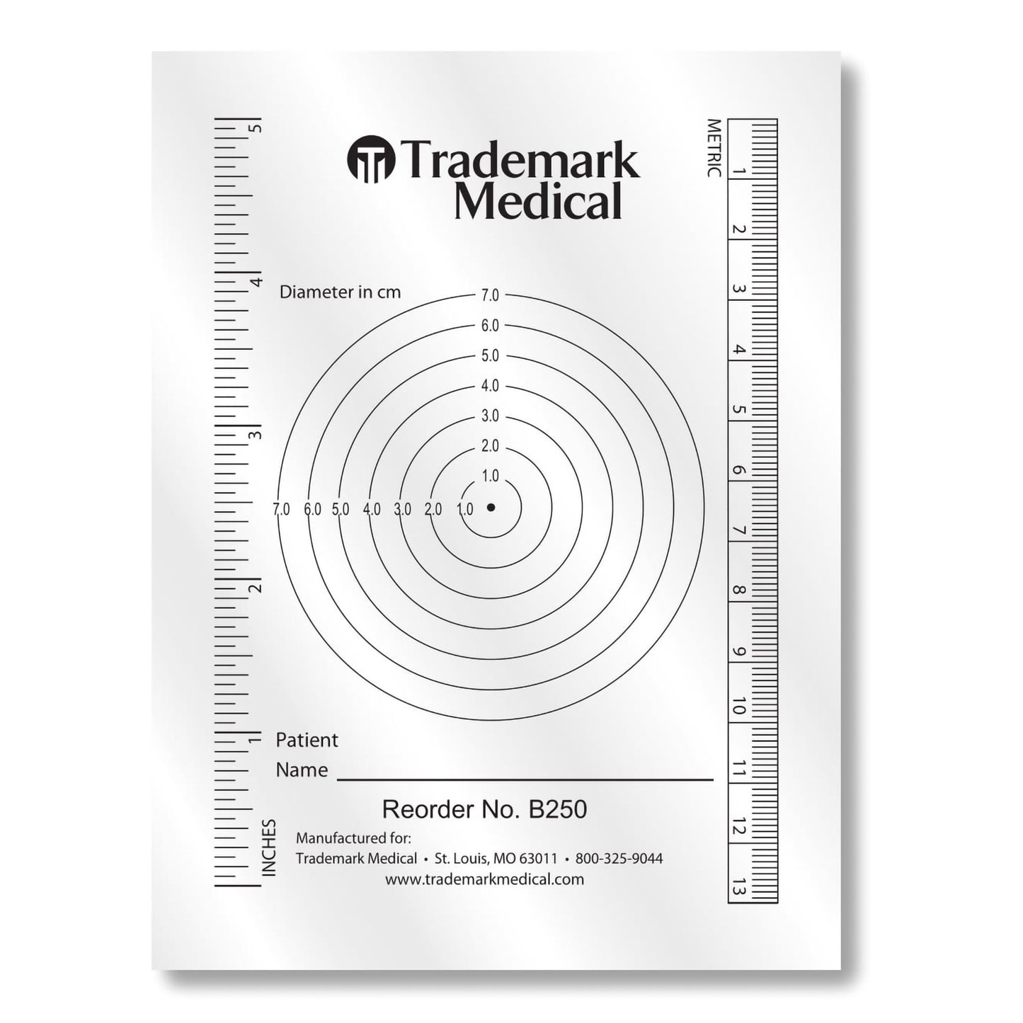 MEASURE GUIDE, DECUB DISP (250/BX)