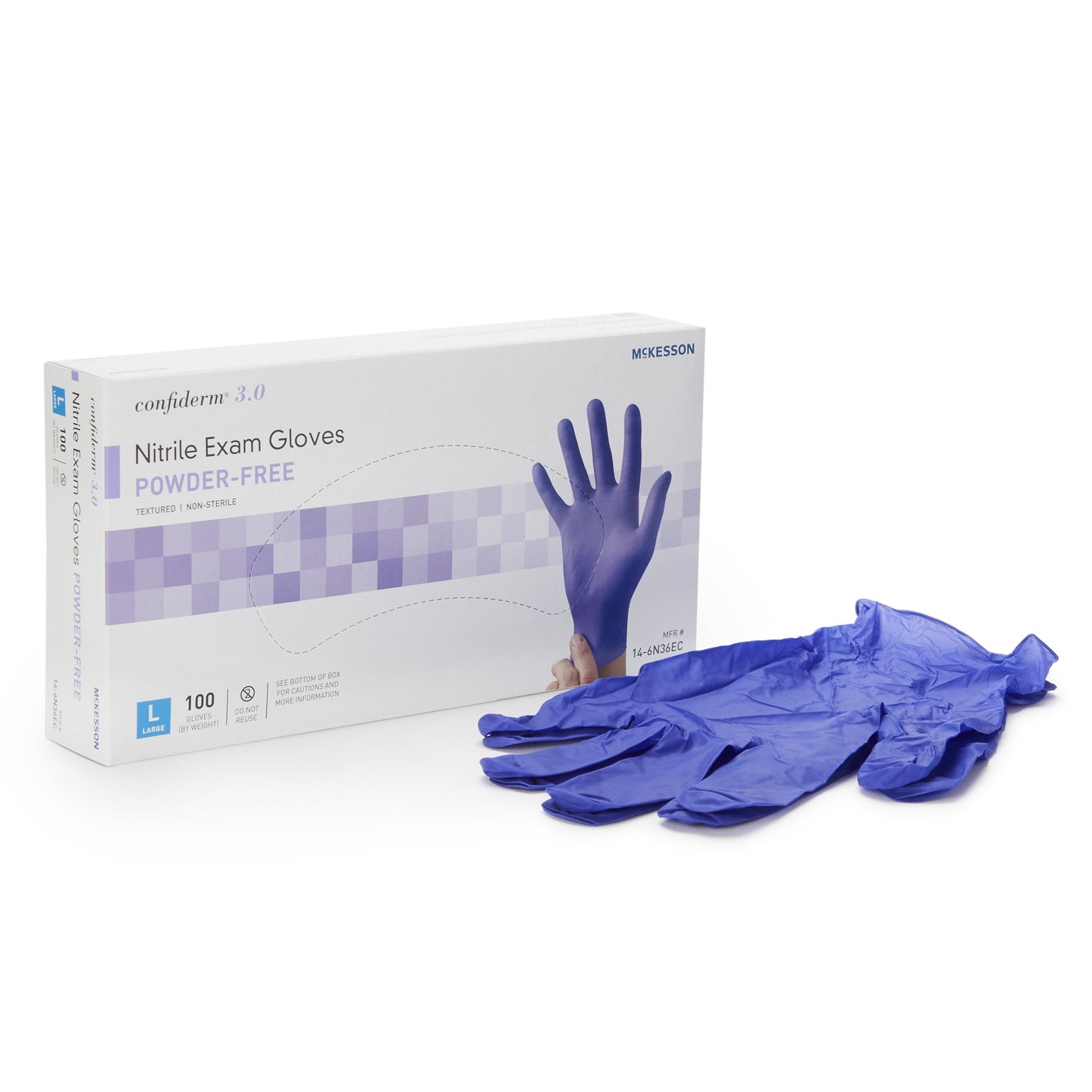 GLOVE, EXAM NTRL LG N/S 3.0 (100/BX 10BX/CS)