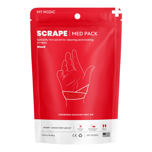 FIRST AID KIT, MEDICAL PACK F/SCRAPES