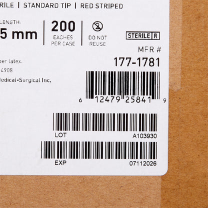 PIPETTE, SEROLOGICAL STD TIP STR RED BAND 25ML (200/CS)