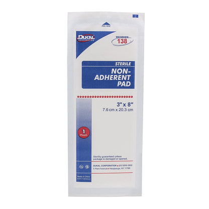 PAD, NON ADHERENT STR 3"X8" (75PK/BX 8BX/CS)