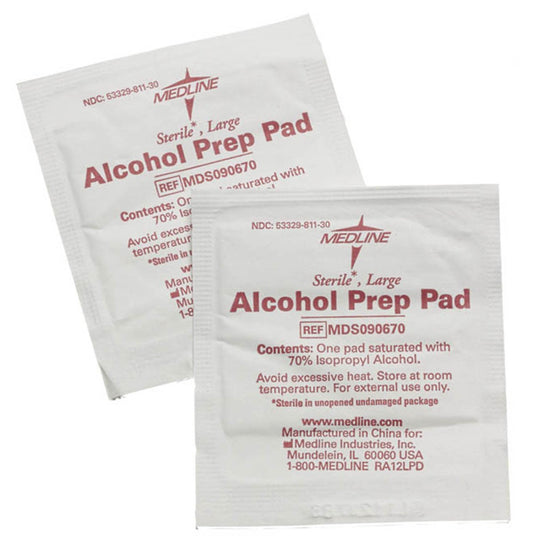 PAD, PREP ALCHL STR MED (200/BX 15BX/CS)