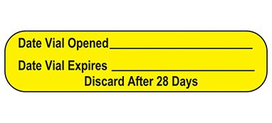 LABEL DATE VIAL OPENED 1000/BX DATE VIAL EXPIRES