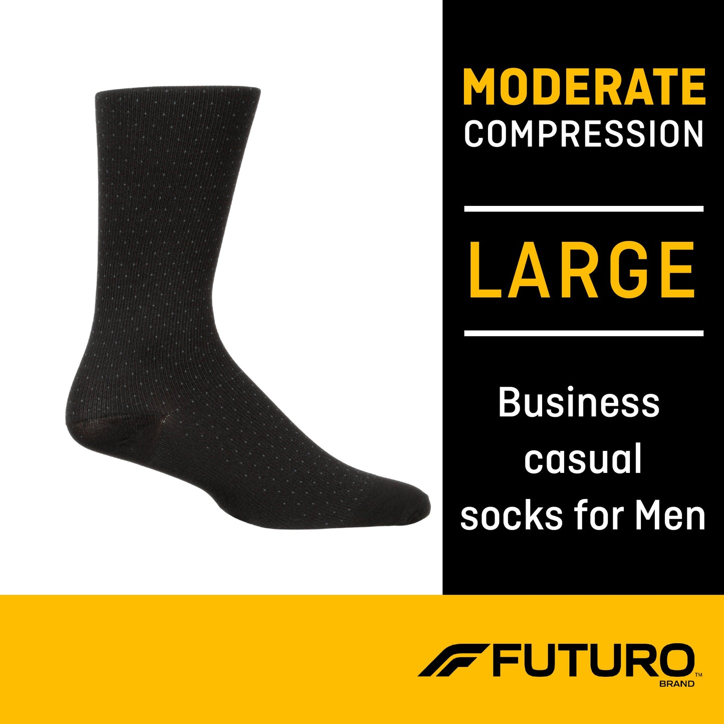 SOCKS, COMPRESSION CASUAL BUSINESS MEN SM (12/CS)