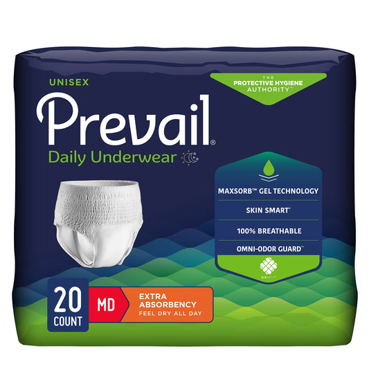 BRIEF, PULL-ON PREVAIL MD (20/PK,4PK/CS)