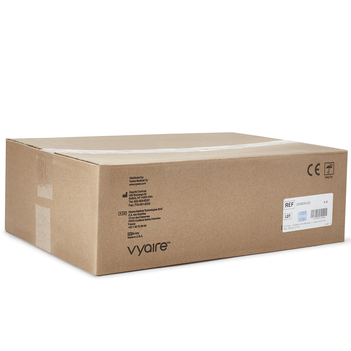 PAPER, EKG PREMIUM 4PG RED (300/PK 8PK/CS)