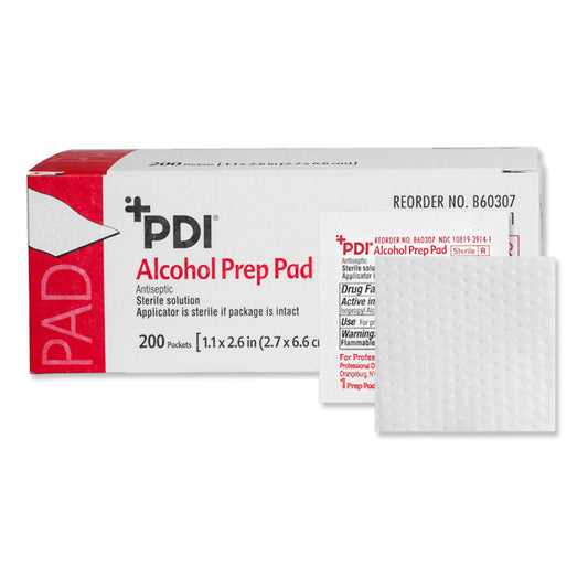 PAD, ALCOHOL PREP STR MED (200/BX)
