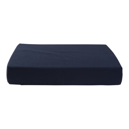 CUSHION, SEAT FOAM DMI F/WHEELCHAIR/CAR/CHAIR W/COVER NAVY