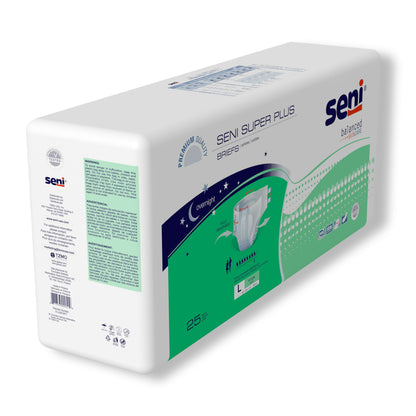 BRIEF, INCONT SENI SUPER PLUS LG 45-59" (25/PK 3PK/CS)