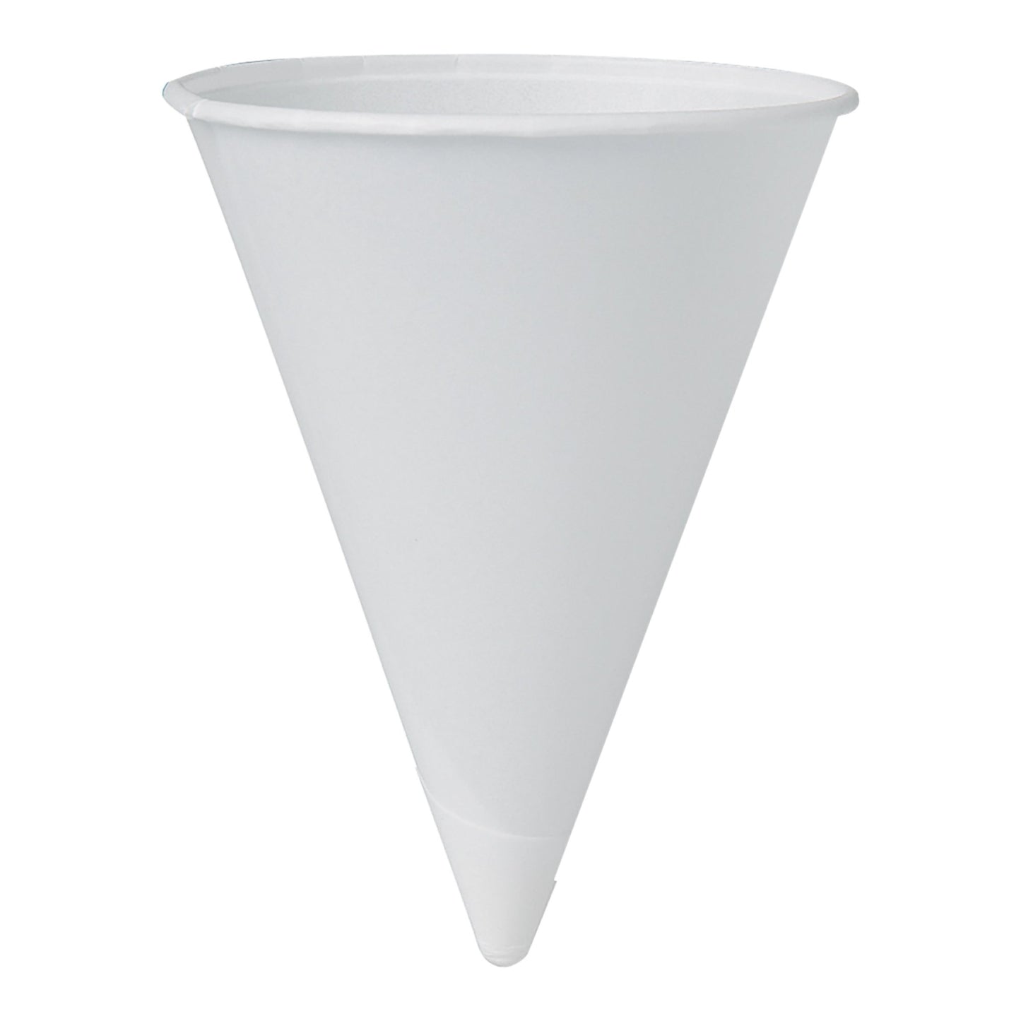 CUP, 4.5OX WHT PAPER CONE (200/PK 25PK/CS)
