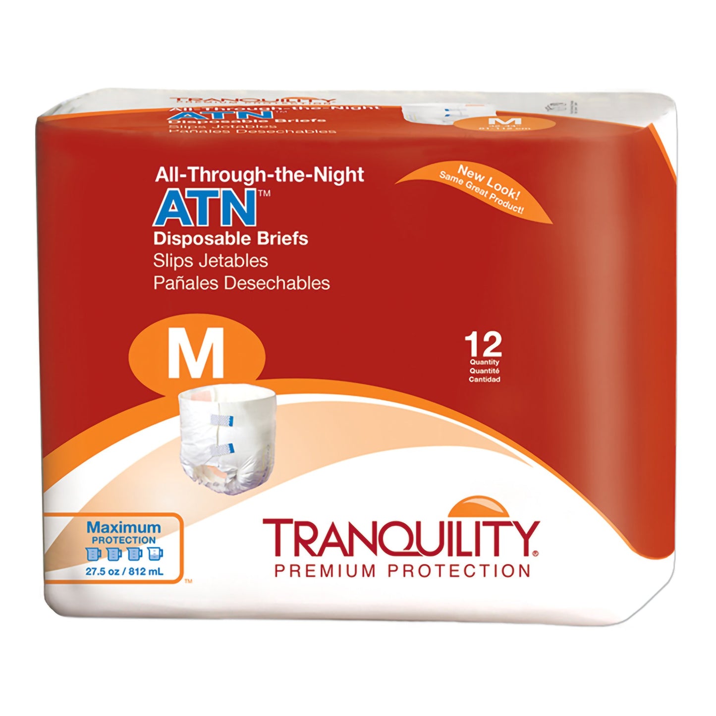 BRIEF, ALL-THRU-NITE ADLT MED (12/BG)