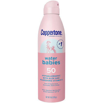 COPPERTONE, SPR LOT WATER BABIES SPF50 6OZ