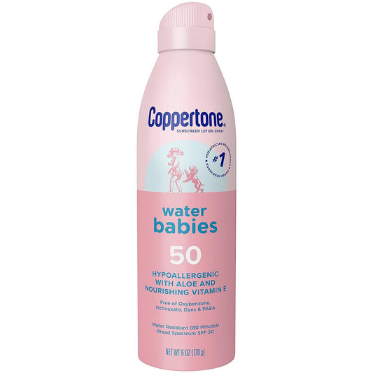 COPPERTONE, SPR LOT WATER BABIES SPF50 6OZ