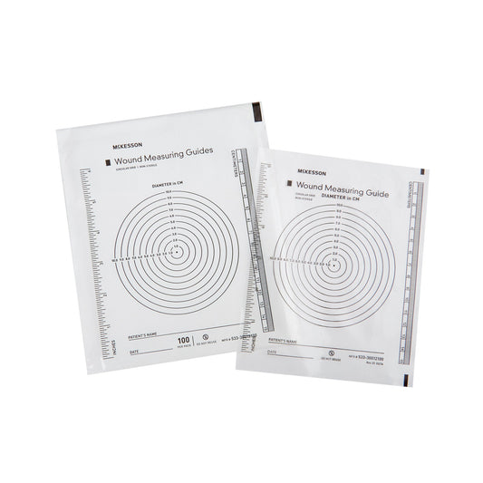 GUIDE, WND MEAS PLAS SHEET CM CIRC SCALE(100/BX 60