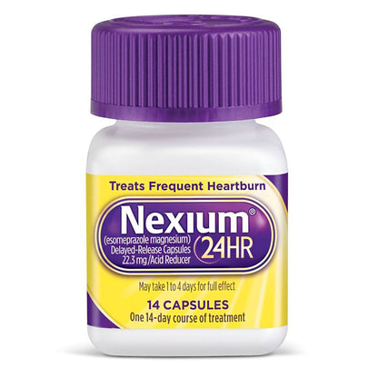 NEXIUM 24HR, CAP 22.3MG (14/BT3BT/PK)