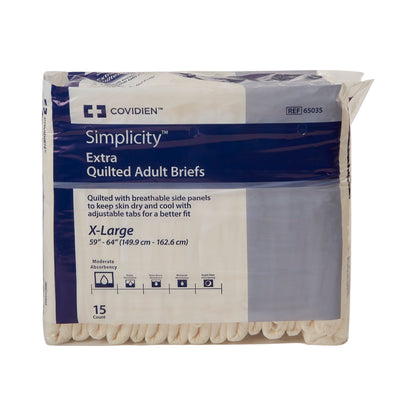 BRIEF, QUILTED SIMPLICITY ADLTXLG (15BG /4BG/CS) KENICO
