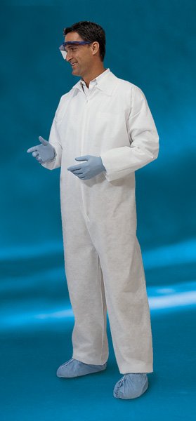 COVERALL, ELAS CUFF FL RESIST WHT 3XLG (24/CS)